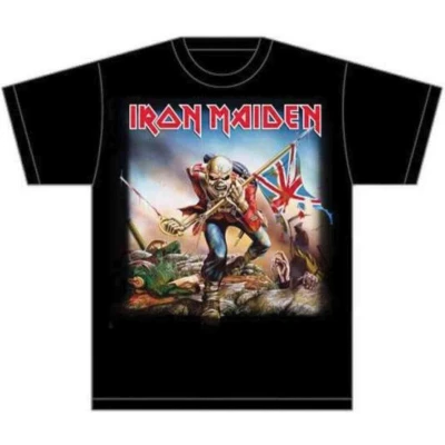 Afbeelding van Iron Maiden Trooper Heren T shirt M Zwart