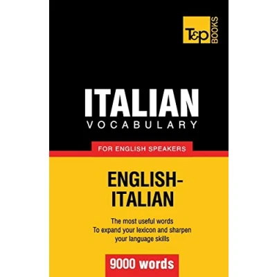 Afbeelding van American English Collection Italian vocabulary for speakers 9000 words