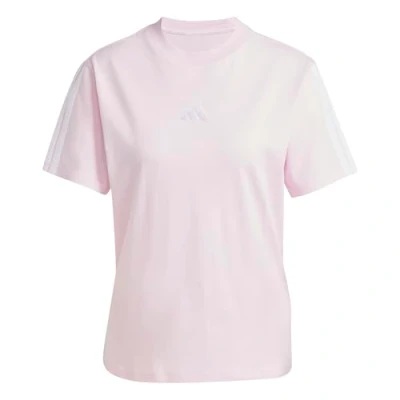 Afbeelding van adidas Sportswear Essentials 3STRIPES Tshirt basic, Dames, Maat: XL, Clear pink/white