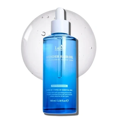Afbeelding van LA&#039;DOR Wonder Hair Oil 100 ml haarolie werkt intensief nagelriem van het haar, de hydraterende voedende diepte voorkomt uitdrogen haarbreuk en gespleten punten