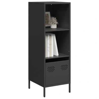 Afbeelding van vidaXL Hoge kast 35x39x103,5 cm staal zwart