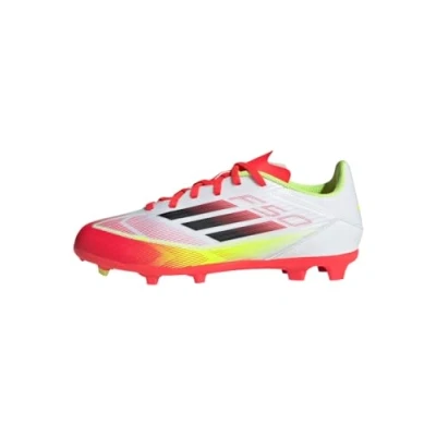 Afbeelding van adidas Performance F50 League Firm / Multi Ground Voetbalschoenen Kids Kinderen Wit 33 1/2