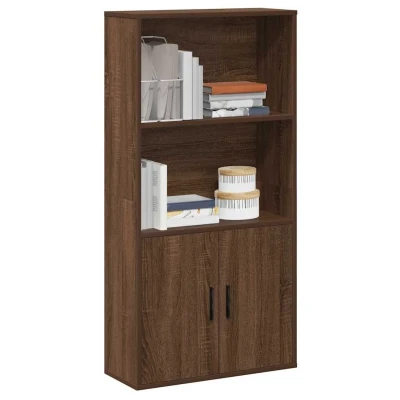 Afbeelding van vidaXL Boekenkast 60x24x120 cm bewerkt hout bruin eikenkleurig