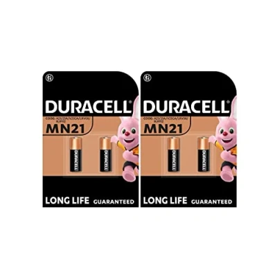 Afbeelding van 4 x Duracell MN21 A23 23 A (2 2 batterijen), batterijen