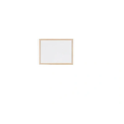 Afbeelding van Bi Office Budget Whiteboard, 40 x 30 cm, met 1 marker, memobord houten frame en niet magnetisch oppervlak
