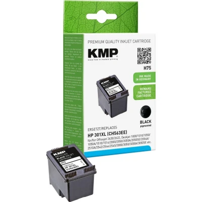 Afbeelding van KMP Inktcartridge vervangt HP 301XL, CH563EE Compatibel Zwart H75 1719,4001