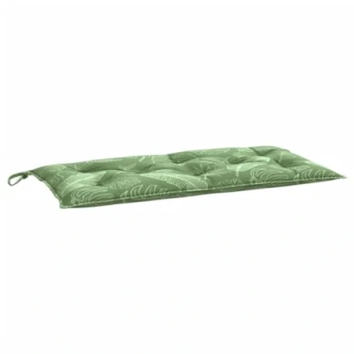 Afbeelding van Tuinbankkussen 100x50x7 cm oxford stof bladpatroon