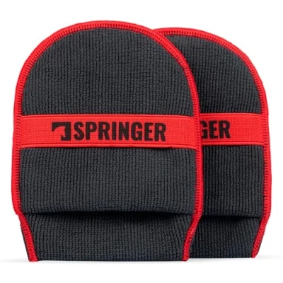 Afbeelding van SPRINGER ZX1100 2 x autoapplicatorpads 100% krasbestendig en oppervlaktevriendelijk polijstspons met aud microvezel voor het aanbrengen van polish, was enz.