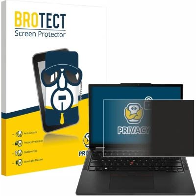 Afbeelding van BROTECT privacy screenprotector voor Lenovo ThinkPad X13 Gen 4 Folie Beschermfolie Blauwlichtfilter