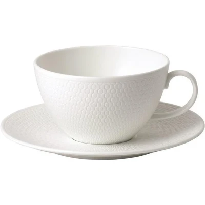 Afbeelding van Wedgwood Gio Breakfast Kop En Schotel 25 Cl Wit