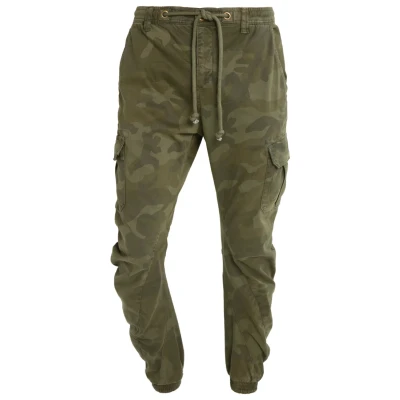 Afbeelding van Urban Classics CAMO Jogging Cargobroek, Heren, Maat: 30, Olive