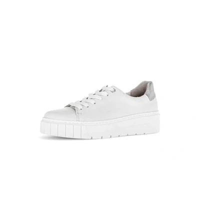 Afbeelding van Gabor Lage sneakers voor dames, zilverwit 52, 37.5 EU Large