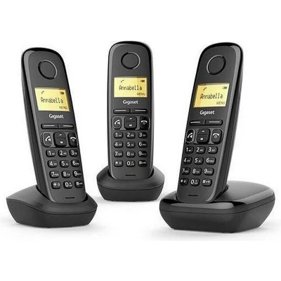 Afbeelding van Gigaset A270 Trio Black Dect Zwart