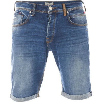 Afbeelding van LTB Heren Short Broeken Corvin slim Fit Blauw Volwassenen Korte Jeans Broek Bermuda