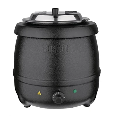 Afbeelding van Buffalo soepketel zwart 10L