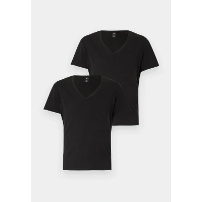 Afbeelding van G STAR BASE 2 PACK Tshirt basic, Heren, Maat: Small, Black