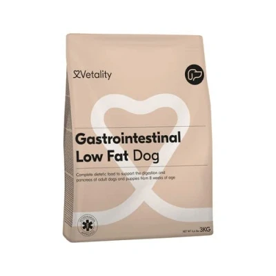 Afbeelding van Vetality Hondenvoer Droog Licht Verteerbaar Hondenvoer, Laag in Vet 3 kg Dieetvoeding Hond Ondersteunt bij Maag en Darm Problemen
