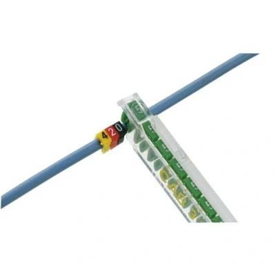Afbeelding van Legrand 038223 Markeerclip Opdruk 3 Buitendiameter 2.70 tot 3.90 mm