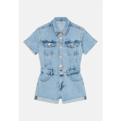 Afbeelding van ONLY Girls Kogcastel Playsuit Jumpsuit voor kinderen, Maat: 164, Medium blue denim