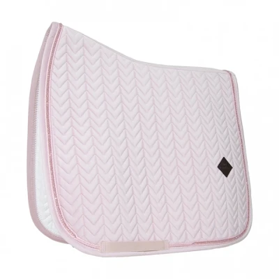 Afbeelding van Zadeldek Velvet Pearls Lichtroze