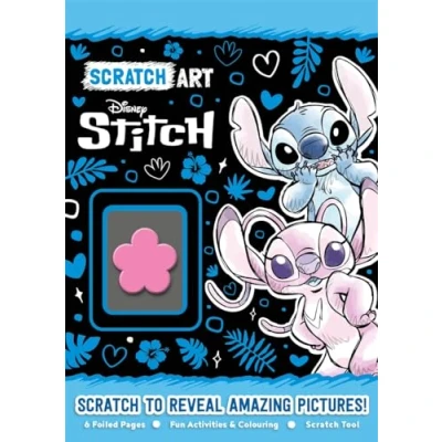 Afbeelding van With foiled pages, activities and colouring! Disney Stitch: Scratch Art