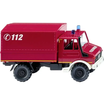 Afbeelding van Wiking 086160 H0 Hulpdienstvoertuig Mercedes Benz Brandweer Unimog u 1700 L