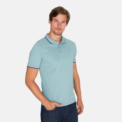 Afbeelding van Mario Russo Polo Shirt Edward heren Poloshirts Katoen 3XL Navy