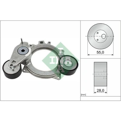 Afbeelding van Riemspanner, Poly V riem Schaeffler INA 534 0936 10