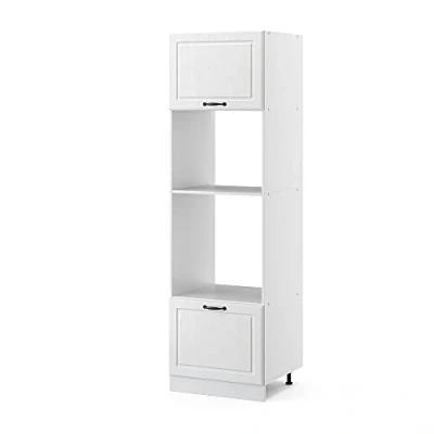 Afbeelding van Vicco Magnetronkast R Line, Wit/Wit, 60 cm