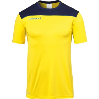 Afbeelding van Uhlsport Offense 23 T Shirt Heren Limoen / Zwart Antraciet Maat: M