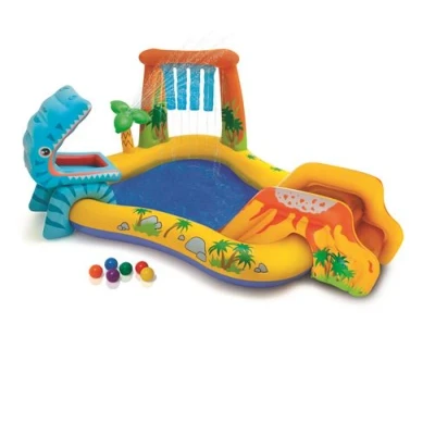 Image de Centre de jeux Intex piscine Dinosaur Avec toboggan gonflable