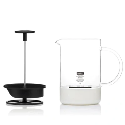 Afbeelding van Bodum 1446 01 Latteo Handmatige melkopschuimer Zwart