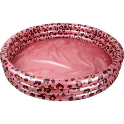 Afbeelding van Swim essentials kinderzwembad panterprint roségoud Ø 150 cm