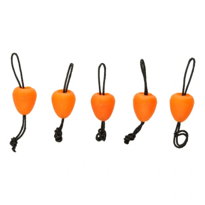 Afbeelding van Concept Fishing Dacron Connectors Soft (5 pcs) Maat : Extra Large Orange