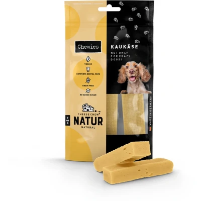 Afbeelding van 4x60g Chewies natuurlijke kauwkaas hondensnacks