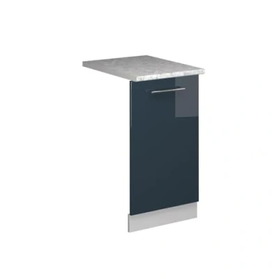 Afbeelding van Vicco Fame LineVoorpaneel vaatwasser 45 cm , WB Marmer Donkerblauw hoogglans