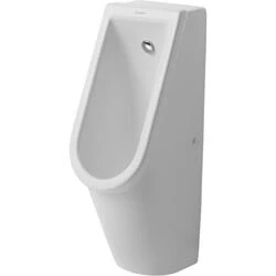 Afbeelding van Duravit Starck 3 urinoir aan afvoer verdekt wit Minimalistisch design
