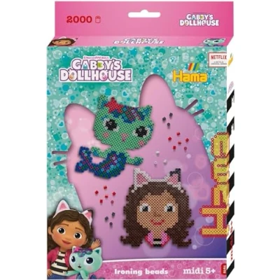 Afbeelding van Hama Strijkkralen Gabby&#039;S Dollhouse 2000 Stuks