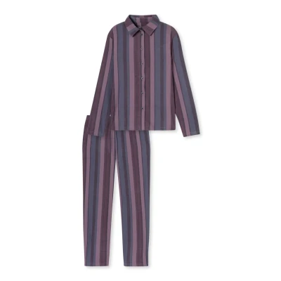 Afbeelding van Schiesser Modern Pyjama, Dames, Maat: 36, Dunkelblau pflaume