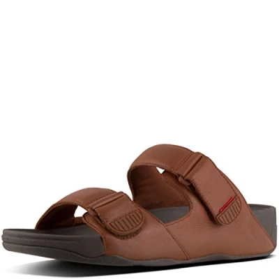 Afbeelding van Fitflop GOGH MOC Muiltjes, Heren, Maat: 45, Tan Leer