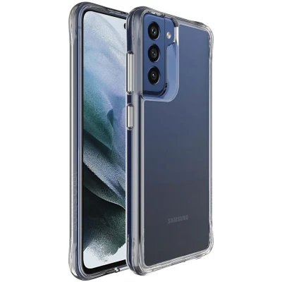 Afbeelding van iMoshion Hoesje Geschikt voor Samsung Galaxy S21 FE Shockproof Rugged Air Case Transparant