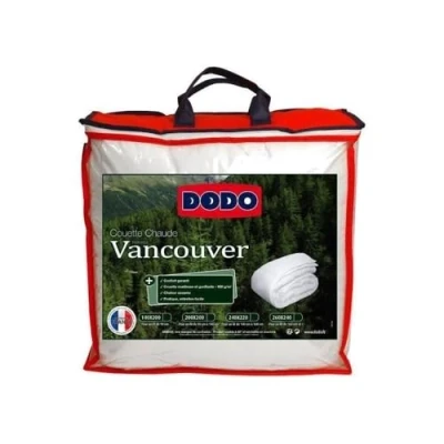 Image de DODO Couette chaude 400gr/m2 VANCOUVER 220x240 cm blanc