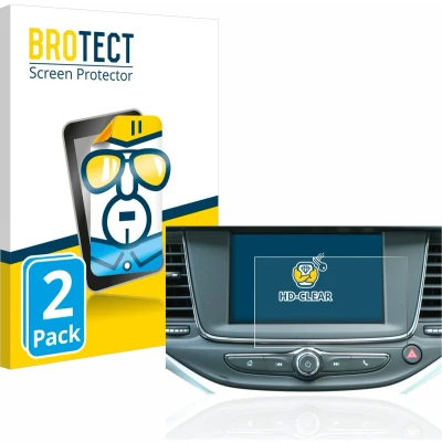 Afbeelding van BROTECT Screenprotector voor Opel Astra K IntelliLink R 4.0 2018 Folie Beschermfolie transparant (2 Stuks)