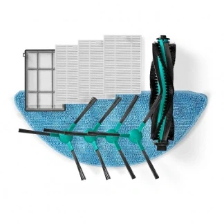 Afbeelding van Robotstofzuiger onderdelen Nedis (HEPA filters, Zijborstels, Dweil, Rolborstel, Primair filter)