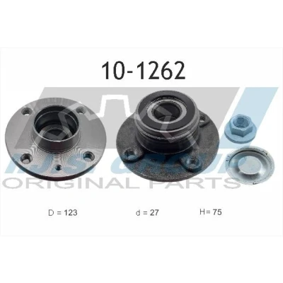 Afbeelding van IJS GROUP 10 1262 Wiellagerset Achteras, Links, rechts 123mm OPEL: Corsa C Hatchback
