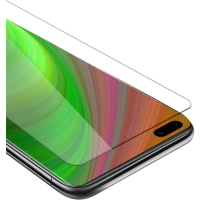 Afbeelding van Cadorabo Screenprotector geschikt voor Huawei P40 PRO / PRO+ Pantser film Beschermende in KRISTALHELDER Geharde (Tempered) display beschermglas 9H hardheid met 3D Touch