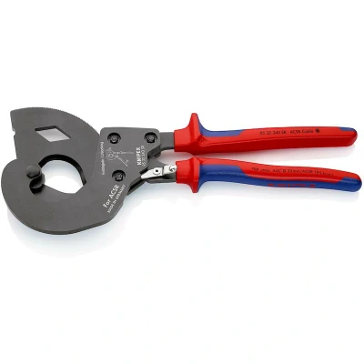 Afbeelding van Knipex Werk 95 32 340 SR Ratel kabelsnijder Geschikt voor (striptechniek) gepantserde kabel mm