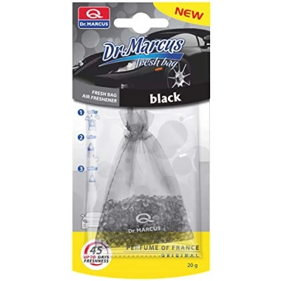 Afbeelding van Dr. Marcus Black Fresh bag luchtverfrisser met neutrafresh technologie Geurhanger Tot 50 dagen geurverspreiding 20 Gram