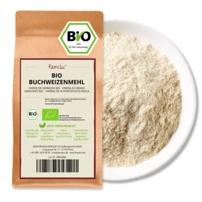 Afbeelding van Kamelur Biologisch boekweitmeel uit de EU landbouw (500 g) biologische teelt