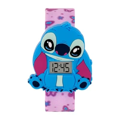 Afbeelding van Stitch LAS4140 Digitaal kinderhorloge, vlinder, roze Disney, Roze, Disney